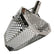 CooB 11.5" x 7" Stainless Steel Sand Scoop - Hexagon Holes
