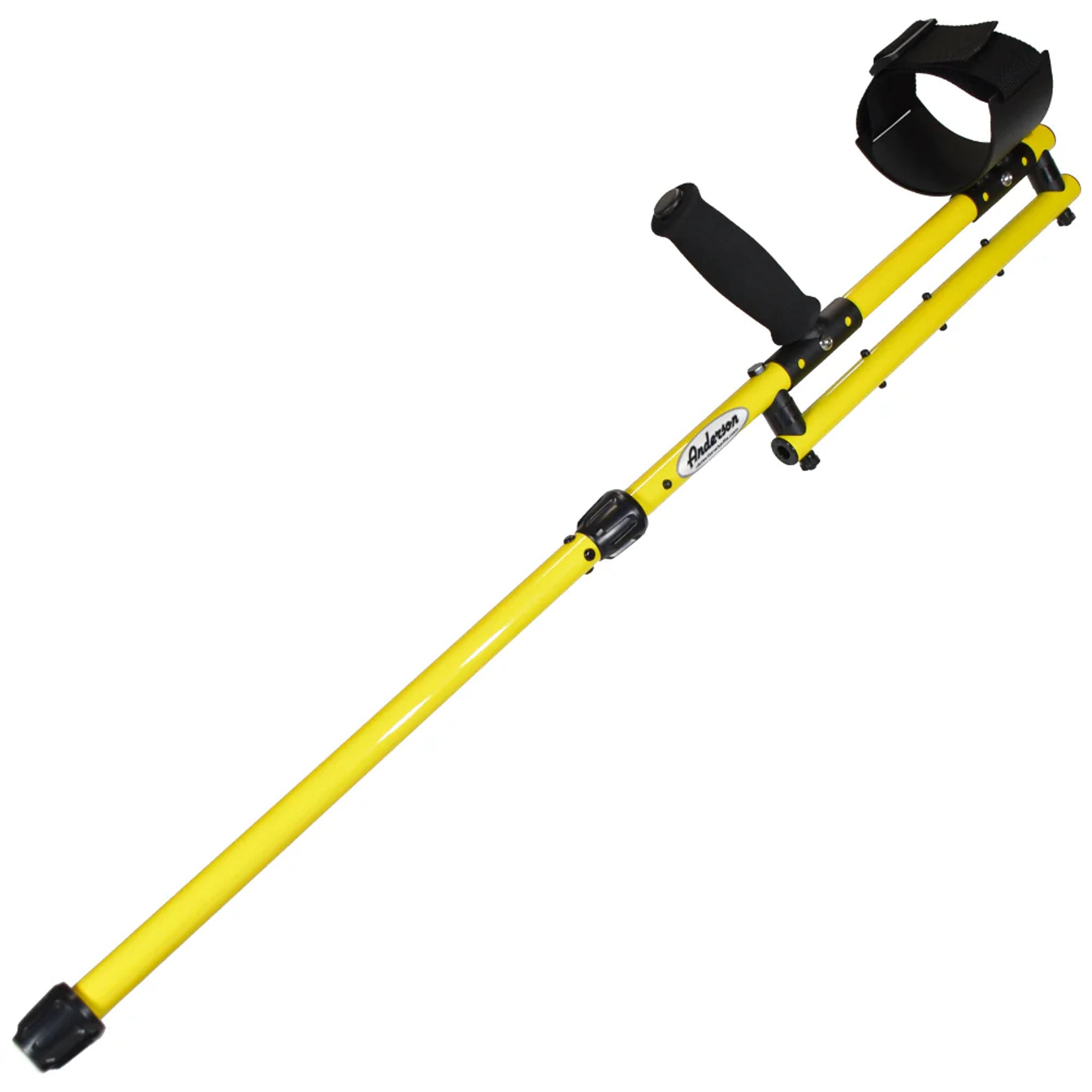 Anderson Minelab Excalibur Over Under Carbon Fiber Travel Shaft - Black, Yellow, Green, and Blue