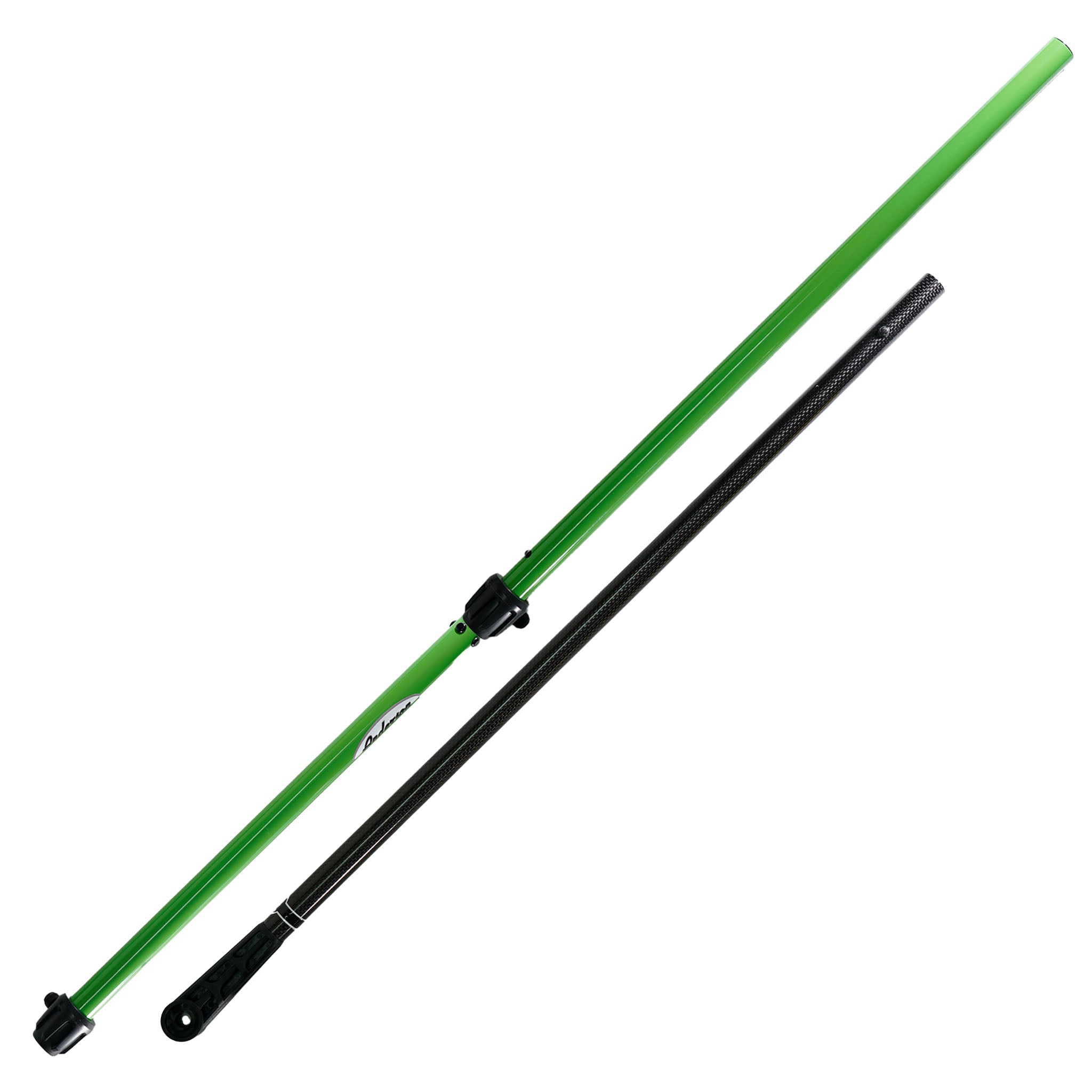 Anderson Minelab Gold Monster Carbon Fiber Travel Shaft with Lower - Black, Yellow, Green, and Blue