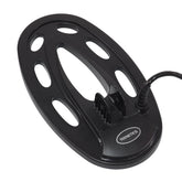 Teknetics 10 inch black elliptical search coil for Eurotek metal detector with open face design