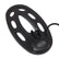 Teknetics 10 inch black elliptical search coil for Eurotek metal detector with open face design
