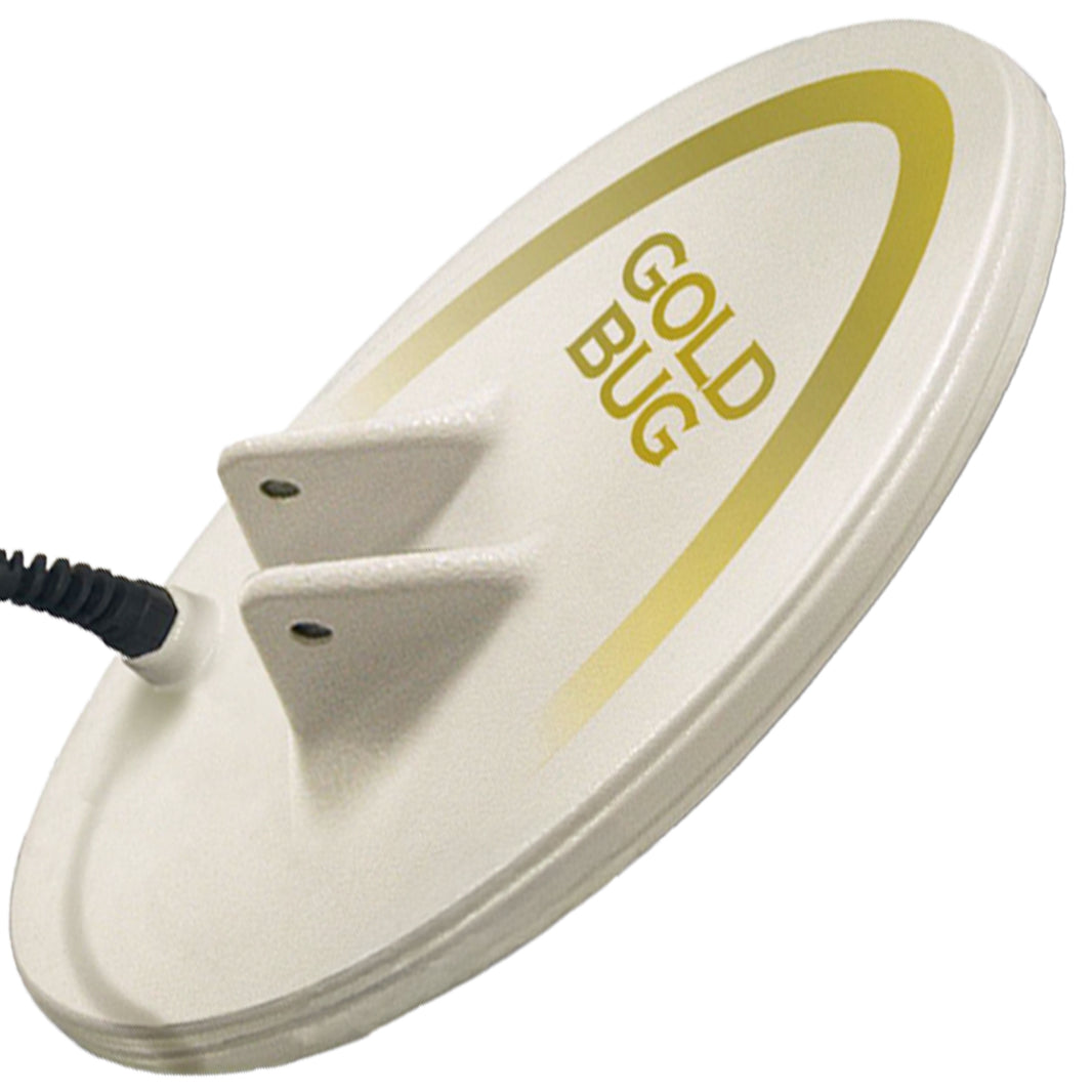 Fisher Gold Bug Series 10-inch Solid Biaxial DD White Elliptical Coil