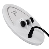 Teknetics 10" DD White Elliptical Closed Coil for T2 Metal Detectors with hardware