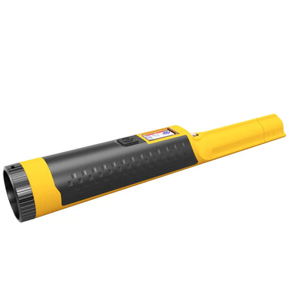Nokta AccuPOINT pinpointer rubber grip and LCD, rear angle