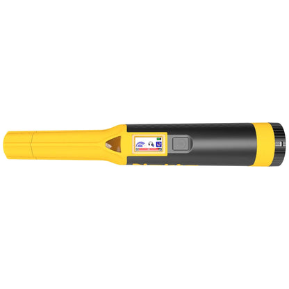 Nokta AccuPOINT pinpointer top view showing color LCD screen