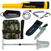Nokta AccuPOINT pinpointer complete bundle with digger tool, finds pouch and shovel kit
