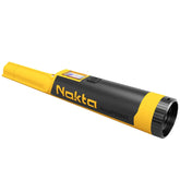 Nokta AccuPOINT pinpointer close-up showing LCD display and control button