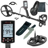 Nokta Legend 2 complete bundle with detector, dual coils, headphones, premium digger and accessories