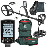 Nokta Legend 2 metal detector complete bundle with dual coils and backpack