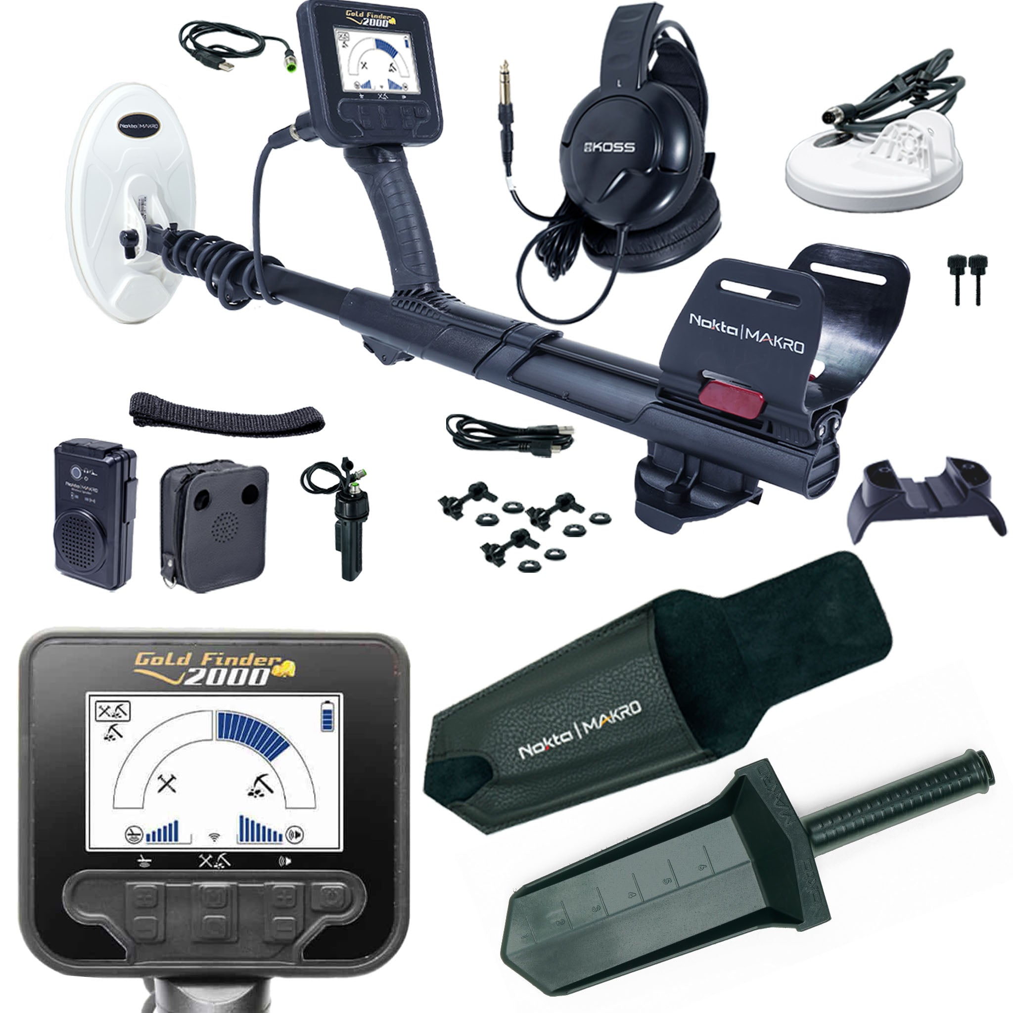 Nokta Gold Finder 2000 Metal Detector Pro Package