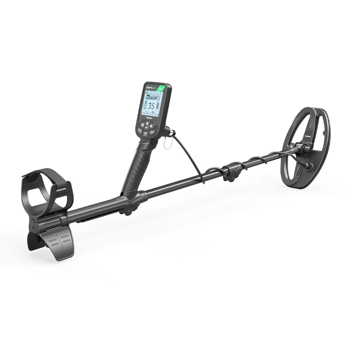 Nokta Simplex LITE with armrest and shaft extended