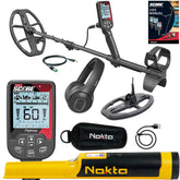 Nokta Triple Score Pro Pack metal detector complete kit with pinpointer