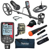 Nokta Triple Score Pro Pack complete kit with metal detector, pinpointer, digger, hat and carry bag