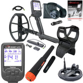 Nokta Legend SMF metal detector pro pack with wireless headphones and dual coils