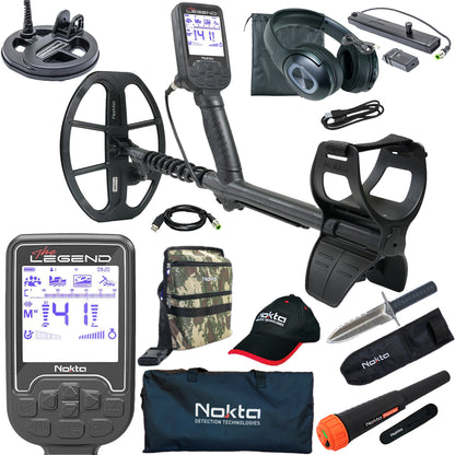 Nokta Legend SMF Pro Pack complete bundle with metal detector and accessories