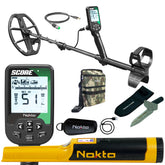 Complete Nokta Score metal detector bundle with digger, finds pouch and Accupoint pinpointer