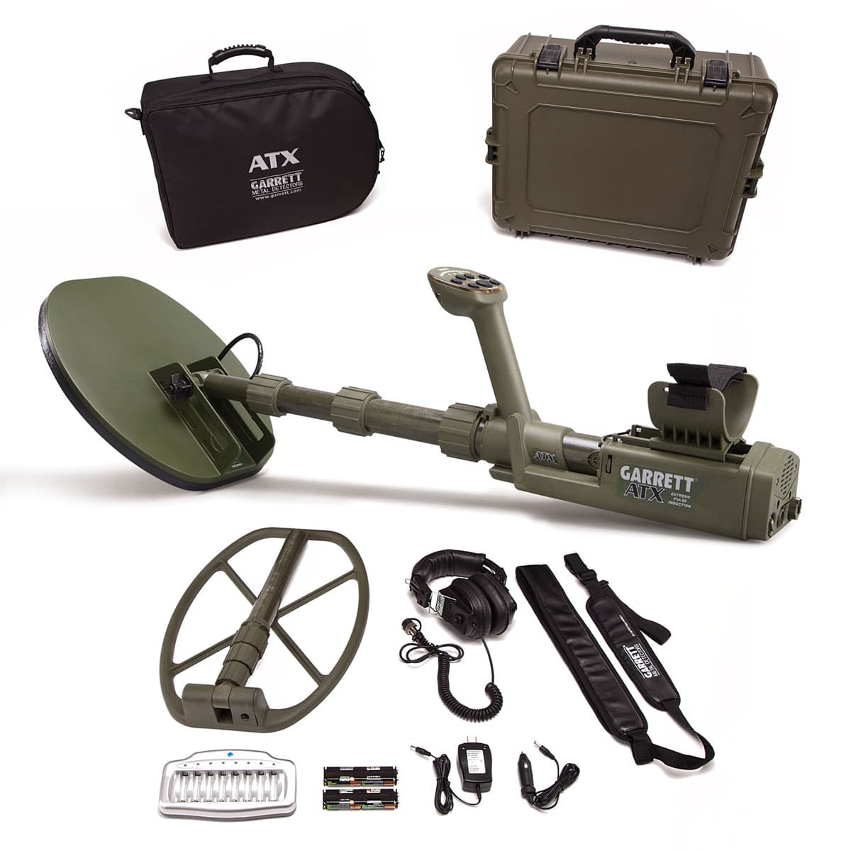 Garrett ATX Deepseeker Metal Detector w/ 11x13" Closed DD Coil and Hard Case (Open Box)