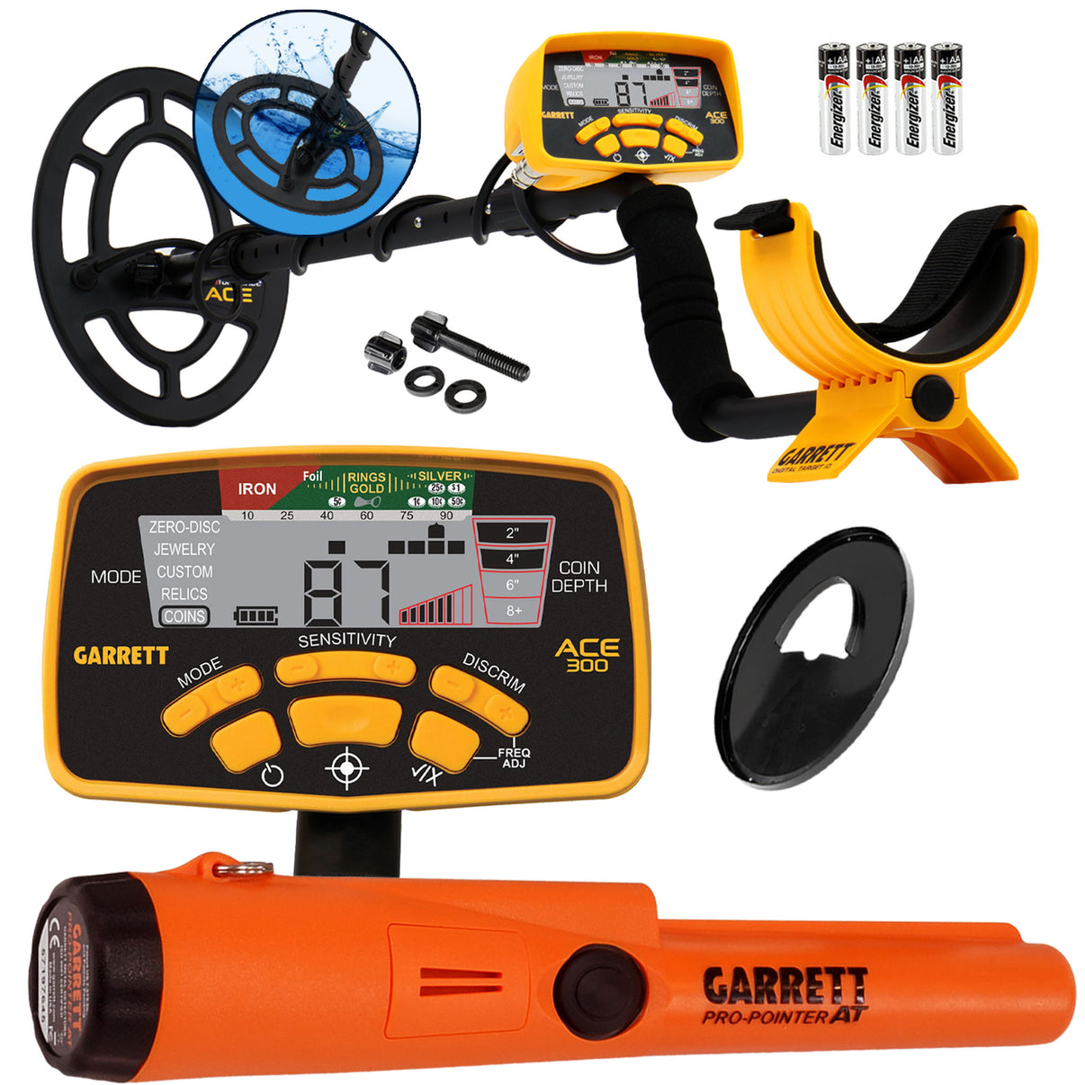 Garrett ACE 300 with Pro-Pointer AT Pinpointer Bundle