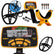 Garrett ACE 400 Metal Detector with Waterproof coil, coil cover, control box, hardware, and batteries