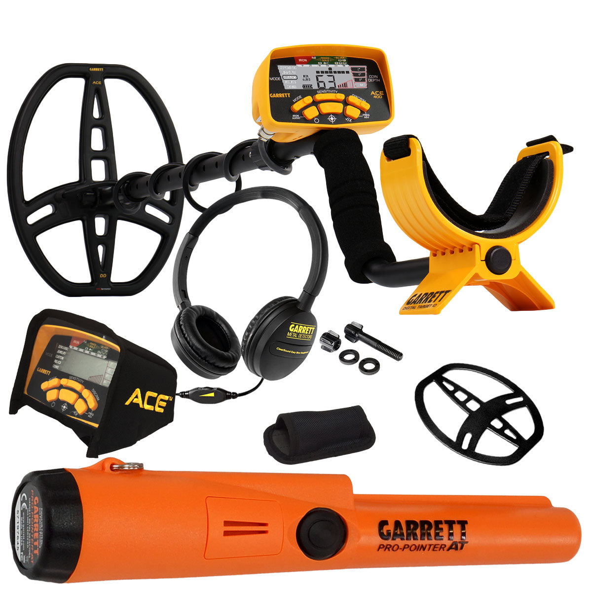 Garrett ACE 400 Metal Detector with Pro Pointer AT