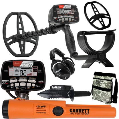 Garrett AT MAX complete bundle with Pro-Pointer digger and accessories