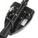 Close-up of the underside of the the Garrett AT MAX metal detector showing the coil connection and headphone port