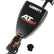 The Garrett AT Max metal detector control pod shown with its battery compartment open and 4 double A batteries inside.   