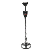 A Garrett ATX2000 metal detector with a black coil, long handle, and arm strap, shown against a plain white background.