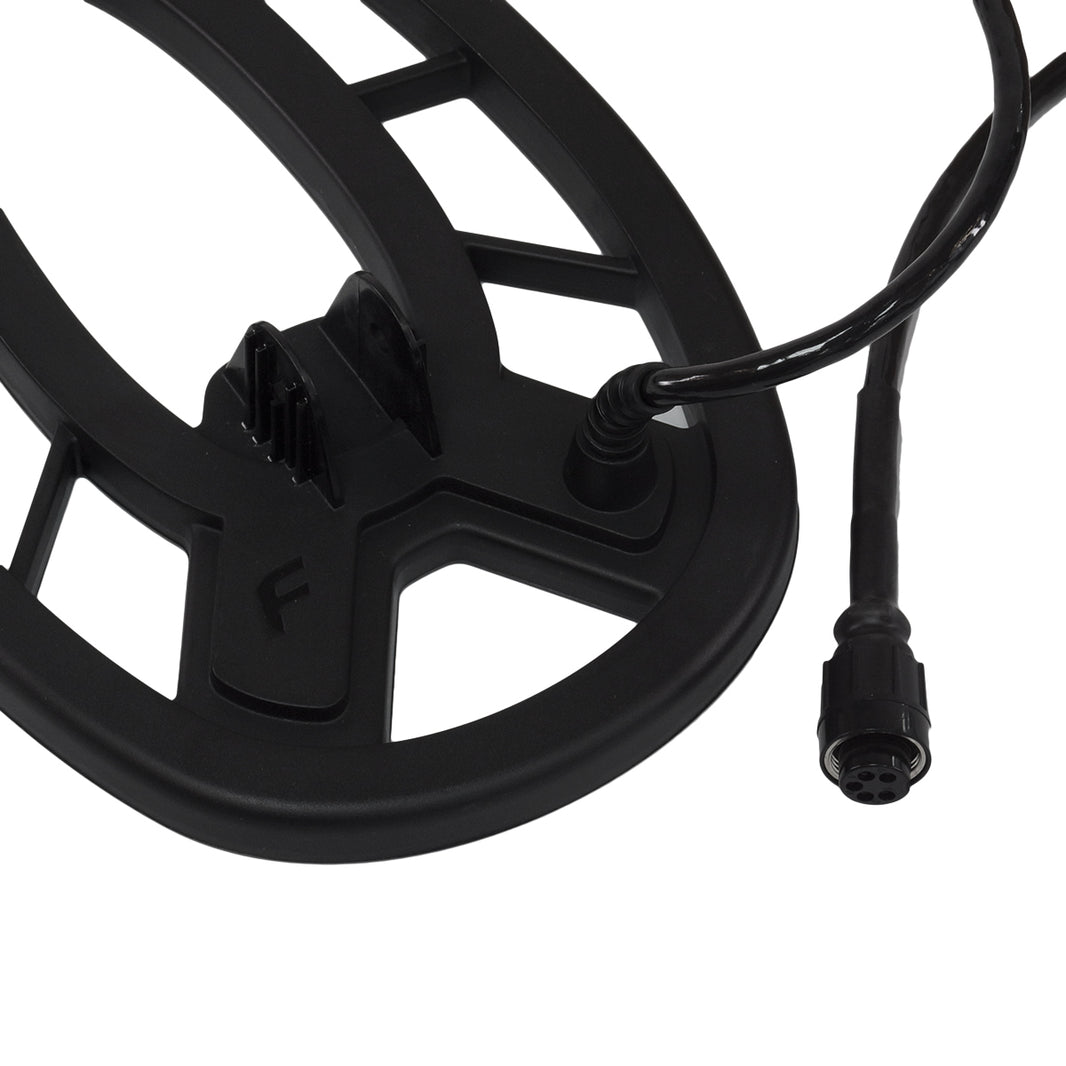 Fisher 11" Black Concentric Teardrop Search Coil for F11, F22, F44, and Gold Bug