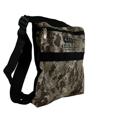 Garrett Camo Canvas Metal Detecting Finds Pouch with Belt