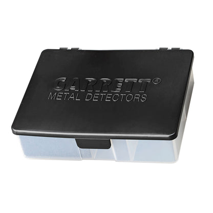 Garrett Keepers finds box with clear base and black lid