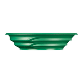 Green Garrett Super Sluice 15 inch gold pan Sideview with riffles visable