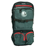 Nokta backpack side view displaying MOLLE webbing and external straps