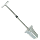 Nokta stainless steel premium shovel for metal detecting and treasure recovery