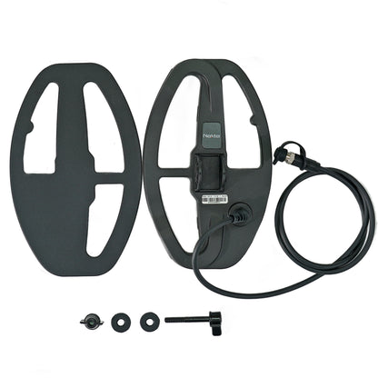 Nokta SX24 9.5x6 inch DD search coil with protective cover and mounting hardware for Simplex metal detectors