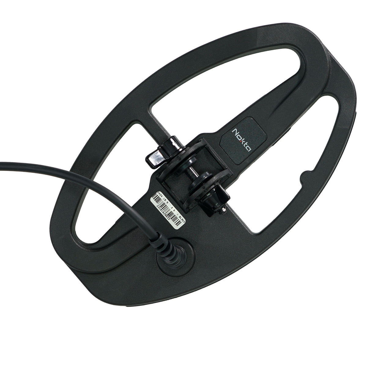 Nokta SX24 search coil package contents showing coil, cover and mounting hardware