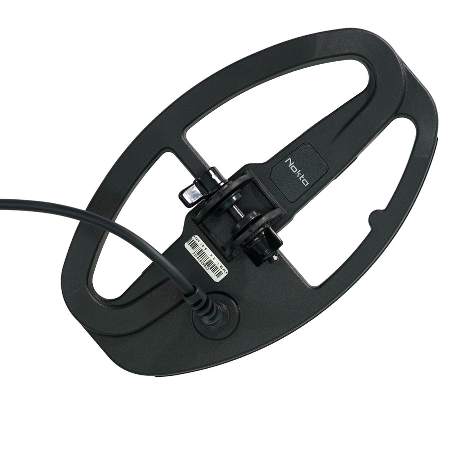 Nokta SX24 search coil package contents showing coil, cover and mounting hardware