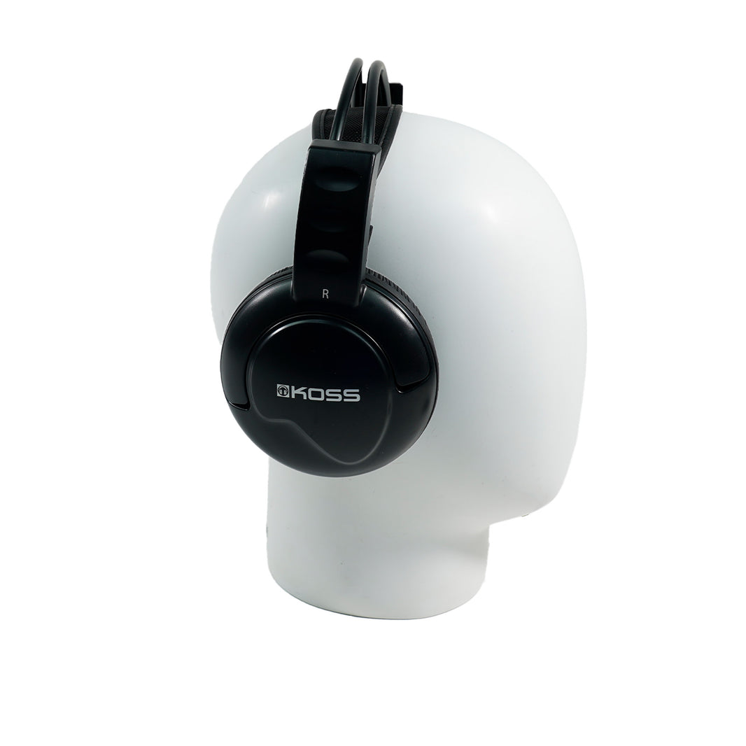 Side view of Nokta Koss headphones showing padded ear cups and headband