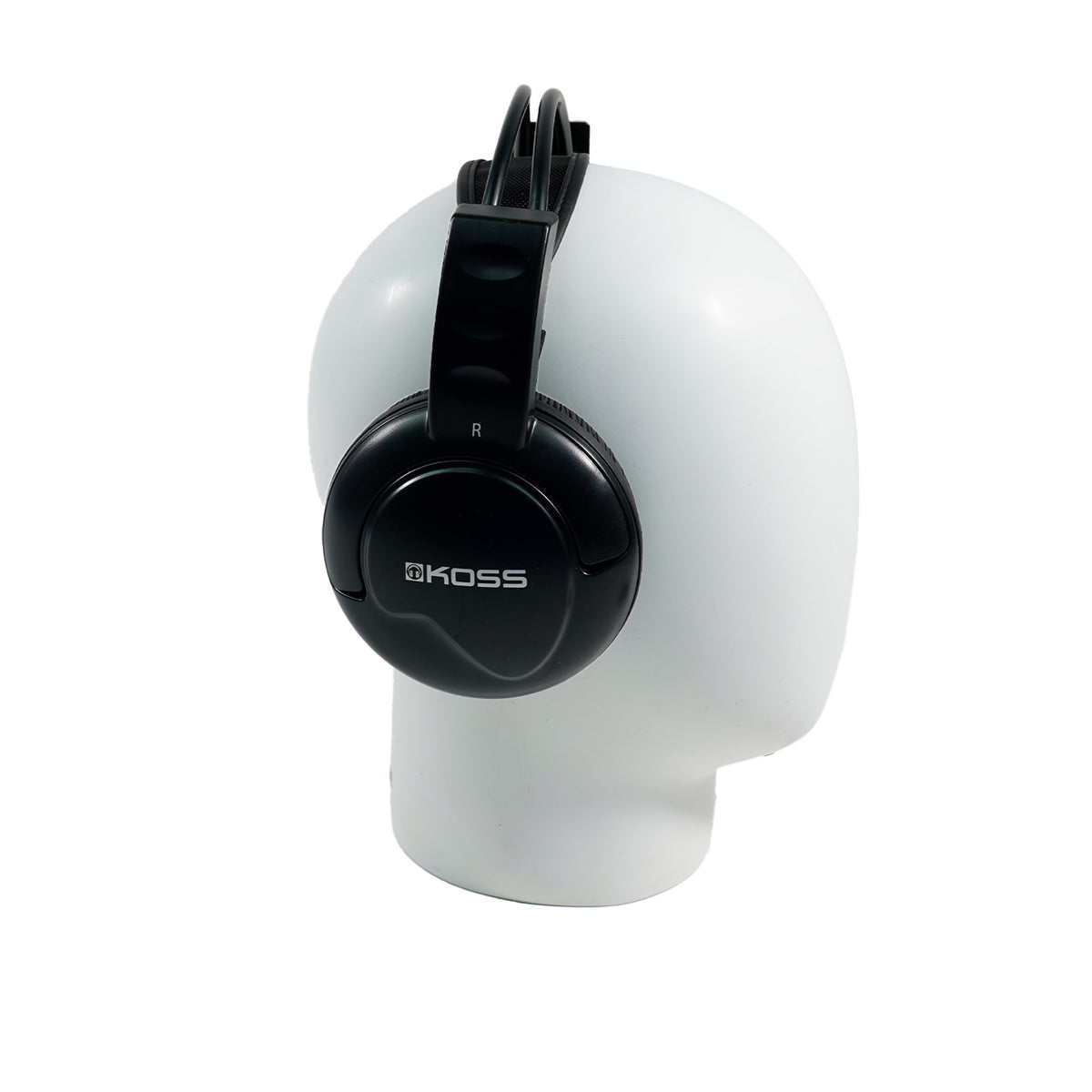 Side view of Nokta Koss headphones showing padded ear cups and headband