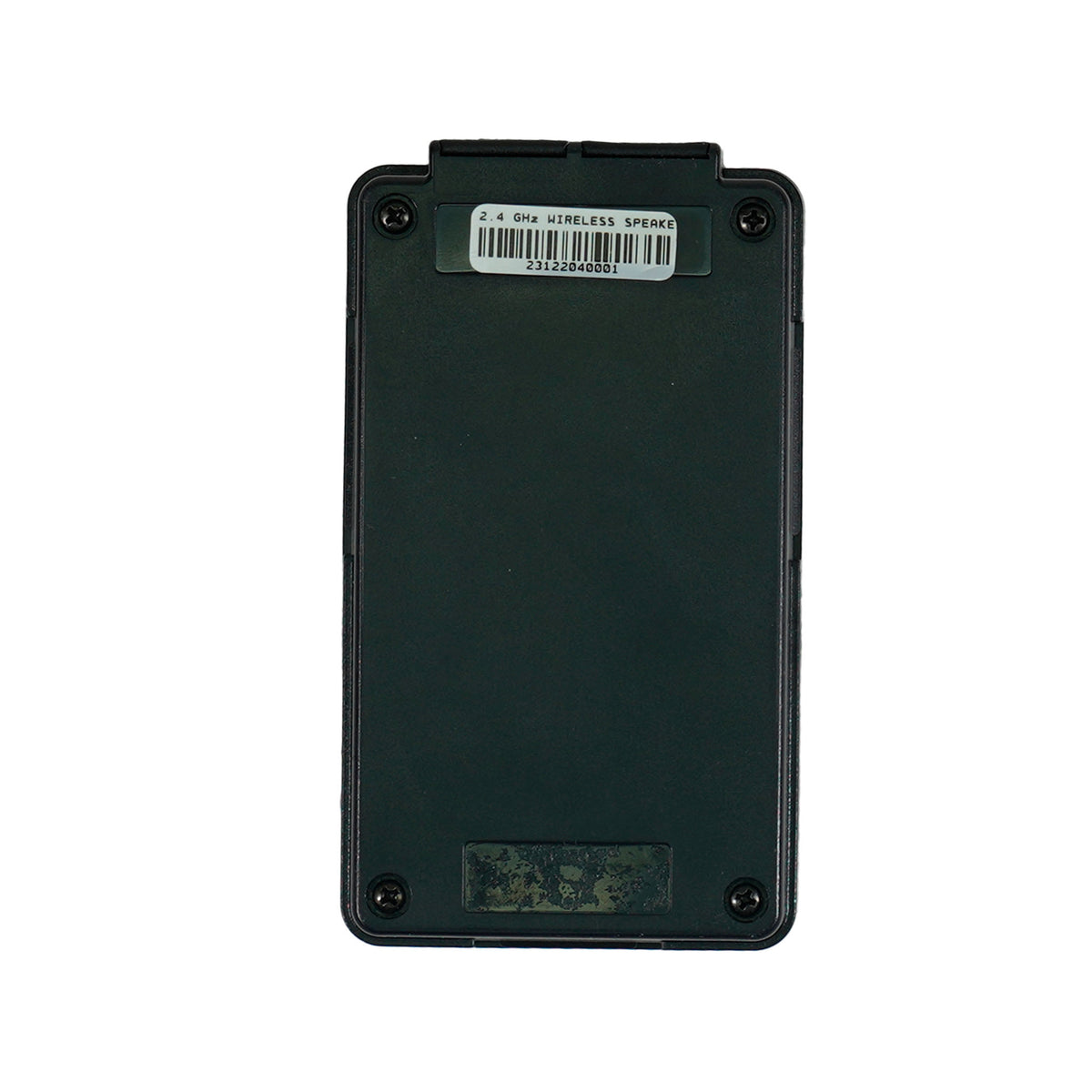Nokta wireless speaker back panel showing controls and connectivity ports
