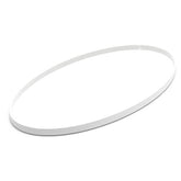 Nokta 10 inch by 5.5 inch white search coil cover for Gold Kruzer and Gold Finder 2000 metal detectors