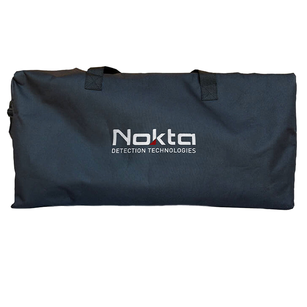 Nokta Universal Carrying Bag with dual handles and adjustable shoulder strap for transporting metal detectors