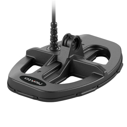 Side profile of Nokta LD21 8x5.5 search coil showing elliptical DD design