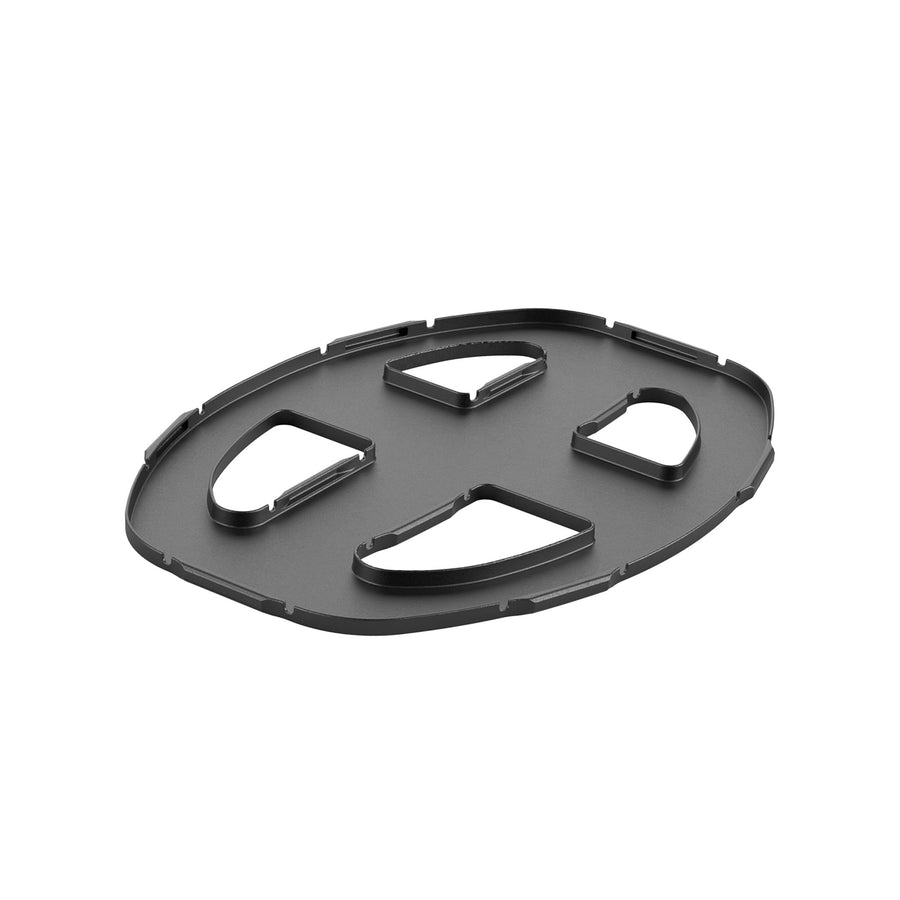 Close-up view of Nokta LD21 coil cover showing protective material and fit