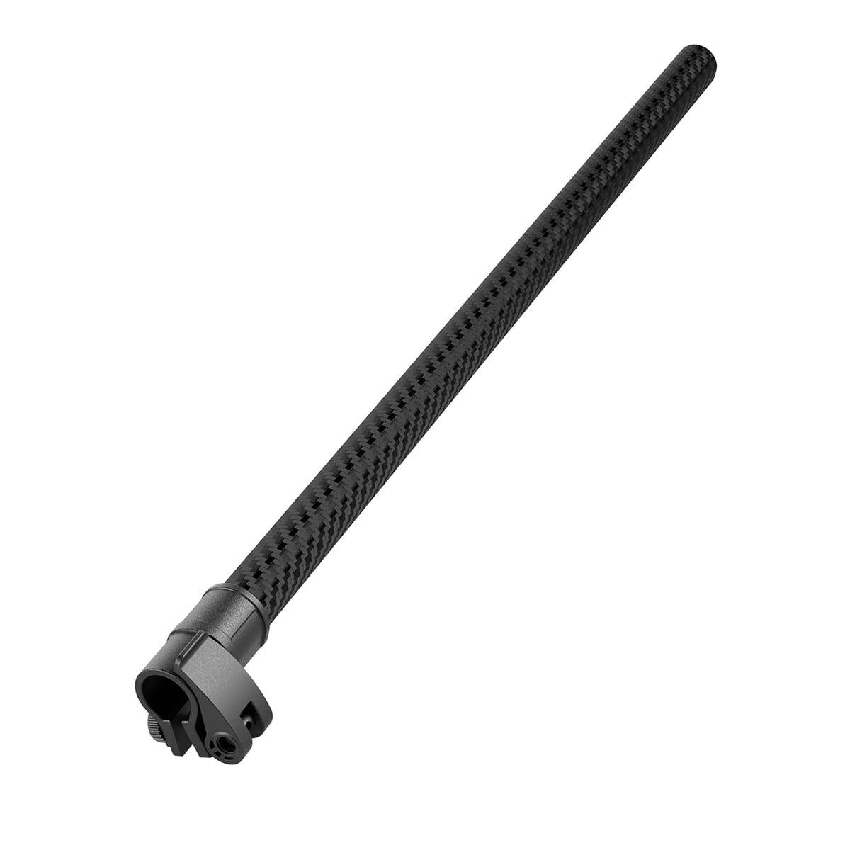 Close-up view of Nokta carbon fiber shaft material and finish quality