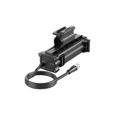 Nokta external waterproof battery pack for Legend 2 metal detector showing rugged black housing