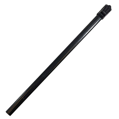 Close-up view of Nokta LG30 coil connector and carbon fiber middle shaft