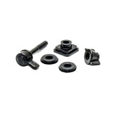 Nokta large search coil mounting hardware kit showing metal brackets and fasteners