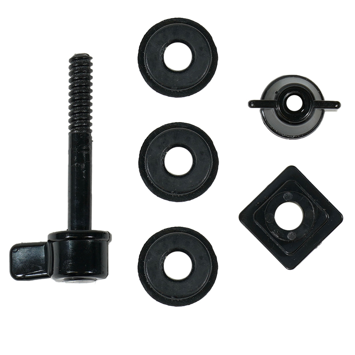 Nokta 28R coil mounting hardware components for Legend and Simplex metal detectors