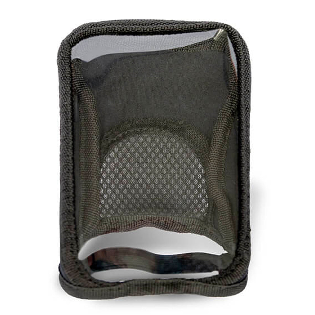 Side view of Nokta protective system cover showing secure fit design